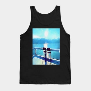 Chairs View horizon over sea Tank Top